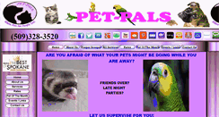 Desktop Screenshot of petpals-spokane.com
